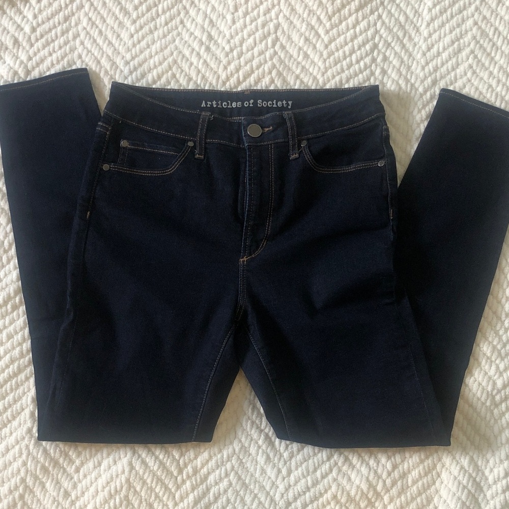 Articles of Society Dark Indigo Skinny Jeans